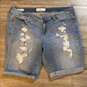 Torrid Boyfriend Jean Shorts
